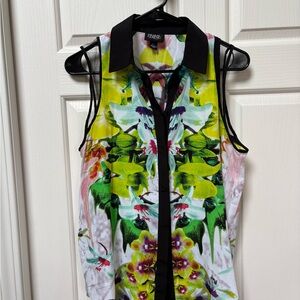 Prabal Gurung Multicolor Floral Tank Top
